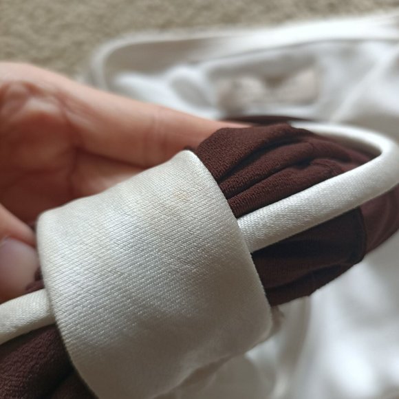 Bec & Bridge Nadia Cut Out Midi Dress - Size 12 Chocolate Ivory - Picture 9 of 12